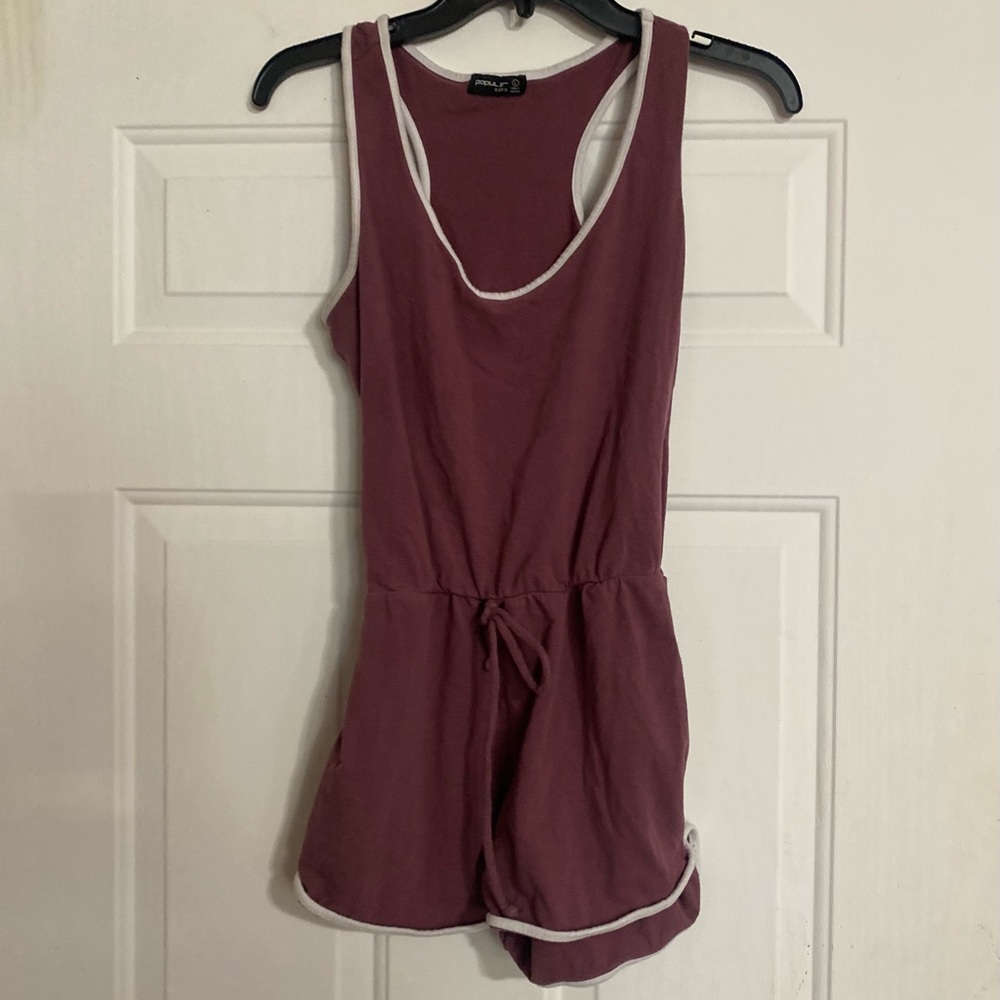 Popular basic Lounge Romper is a size Large.